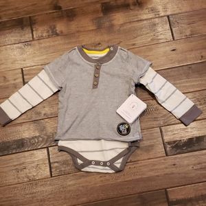 Burt's Bees Layered Body Suit 24m